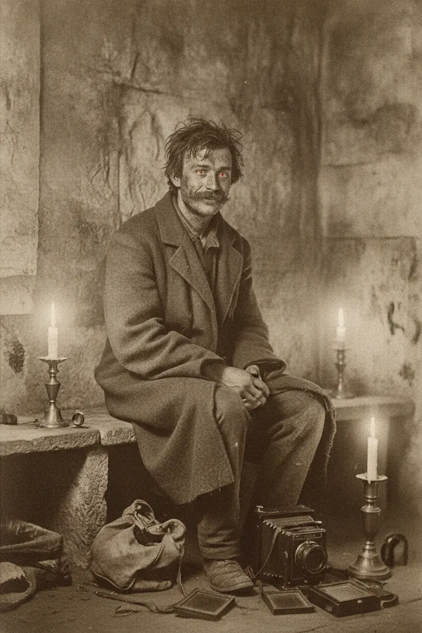 Portrait de Léon Dufour, photographe